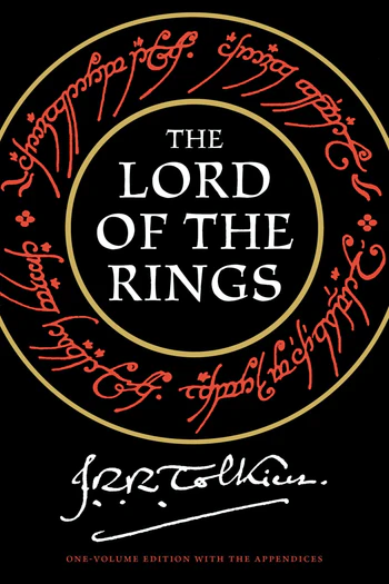 The cover for the book The Lord of the Rings.