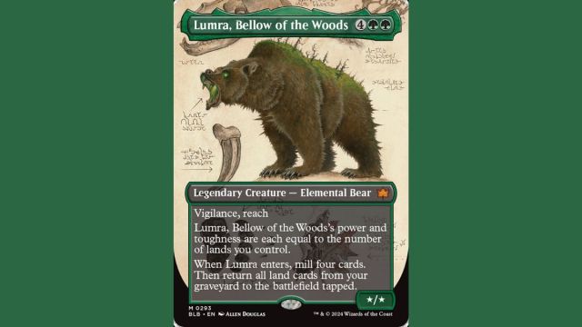 lumra bellow of the woods mtg bloomburrow card
