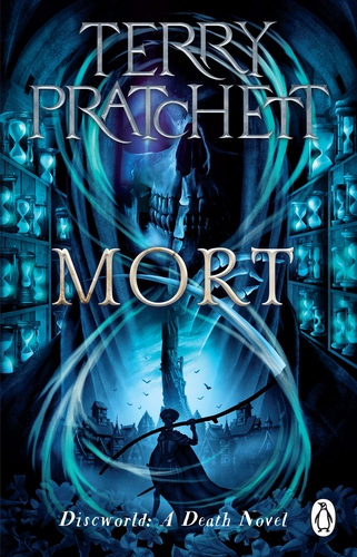 The cover for the book Mort.