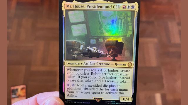 mr house president and ceo magic the gathering universes beyond fallout
