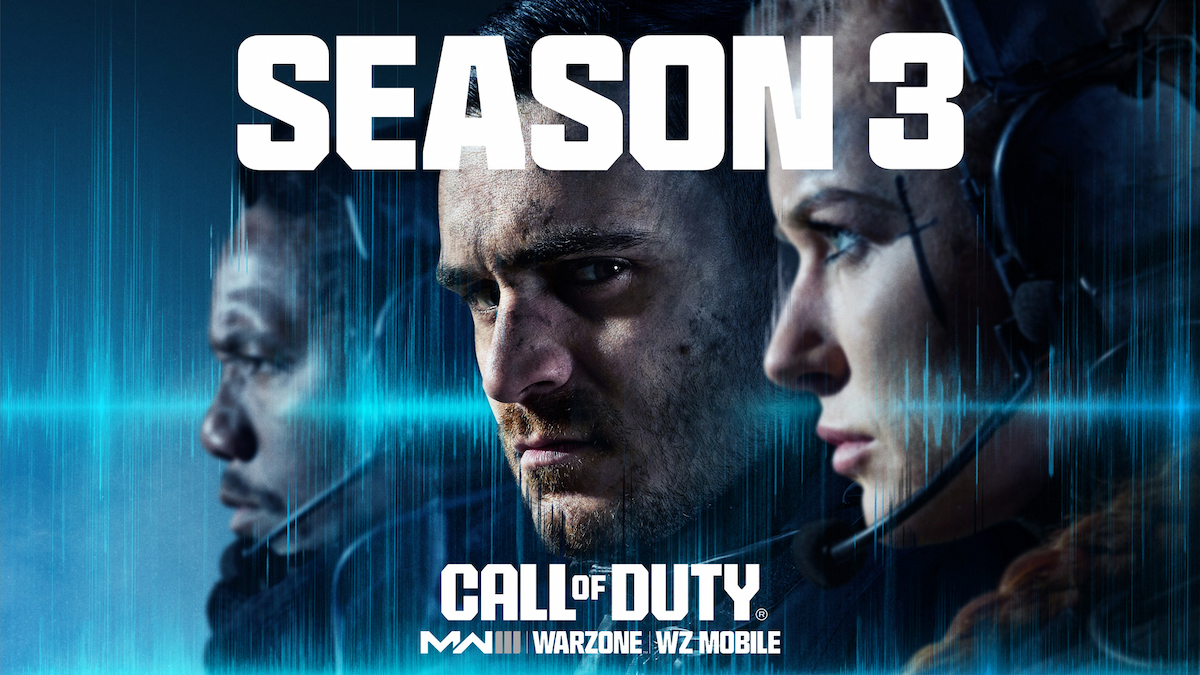 Modern Warfare 3 and Warzone Season 3 art