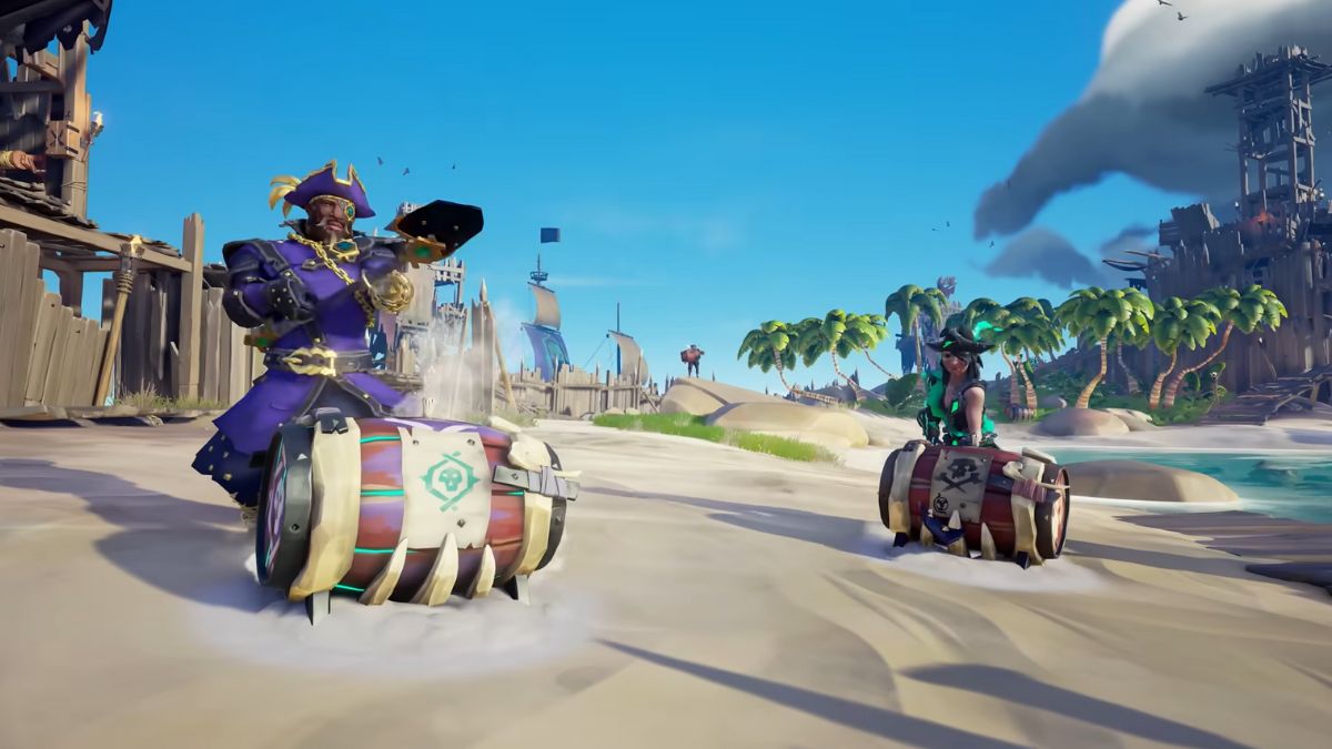 pirates digging in sea of thieves