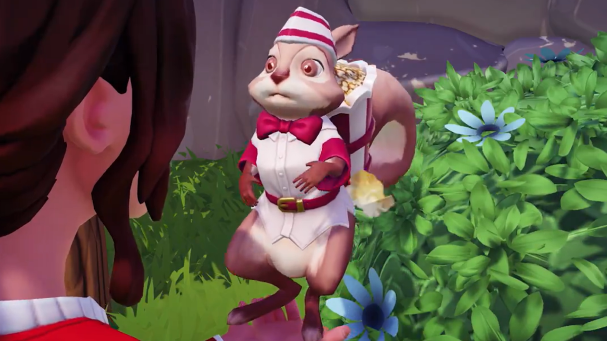 The Peppy Popcorn Squirrel from an upcoming Star Path event in Disney Dreamlight Valley