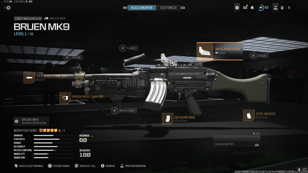 Warzone's Breun Mk9 loadout