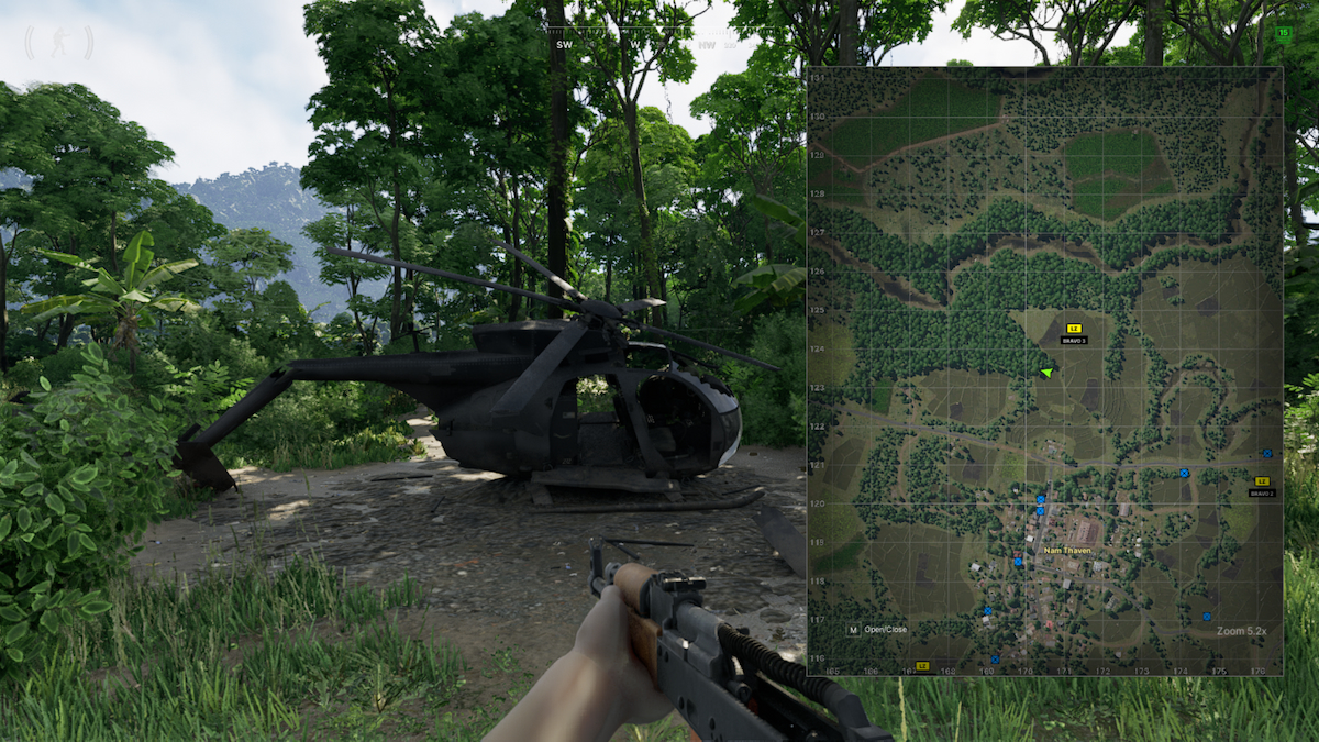 Crashed Helicopter in Gray Zone Warfare