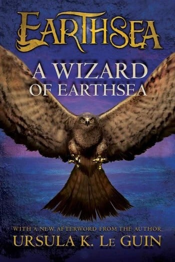 The cover for the book The Wizard of Earthsea.