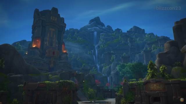 The Isle of Dorn region of World of Warcraft: The War Within.