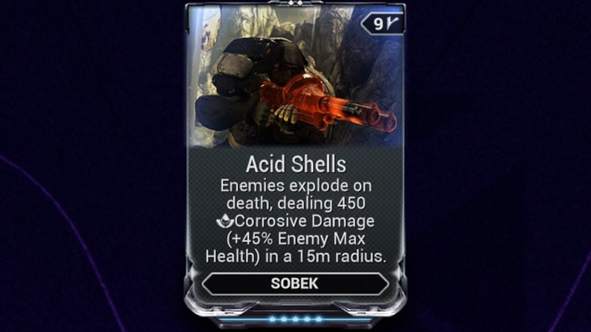 How to get Acid Shells in Warframe