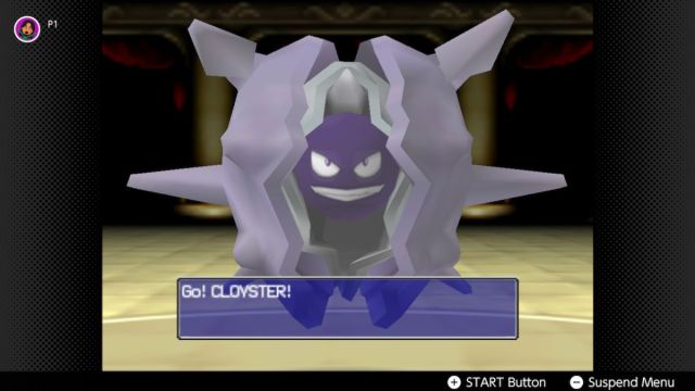 Cloyster in Pokemon Stadium