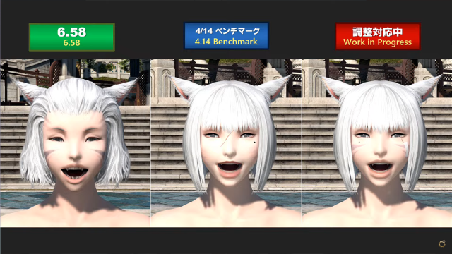 Update to Miqo'te female teeth in Final Fantasy XIV 