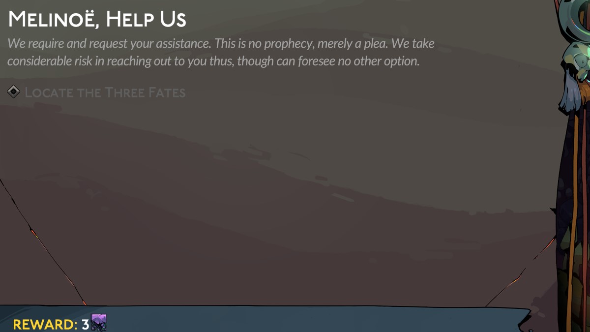 Hades 2 Locate the Three Fates List Item