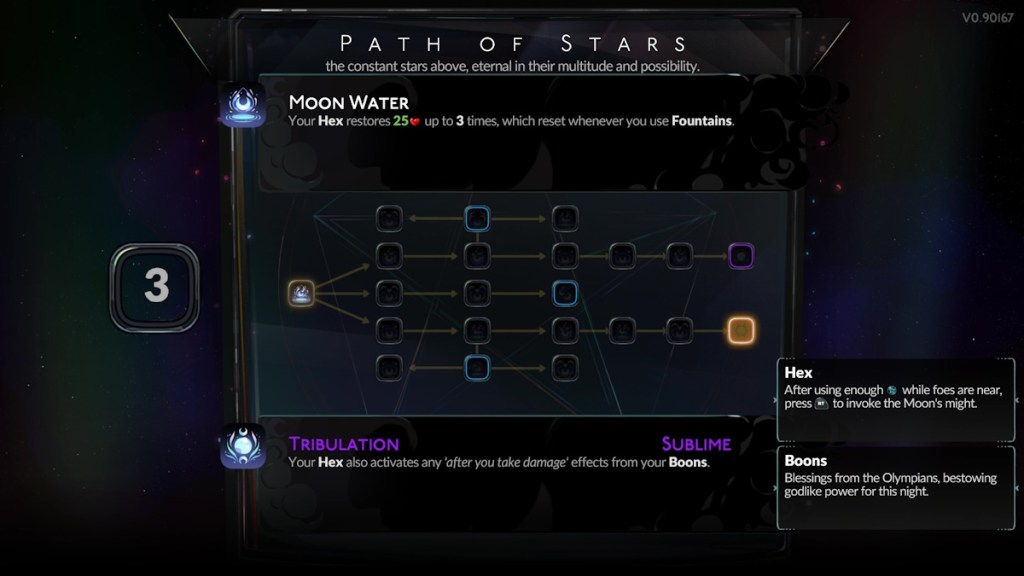Hades 2 path of stars - moon water gift
