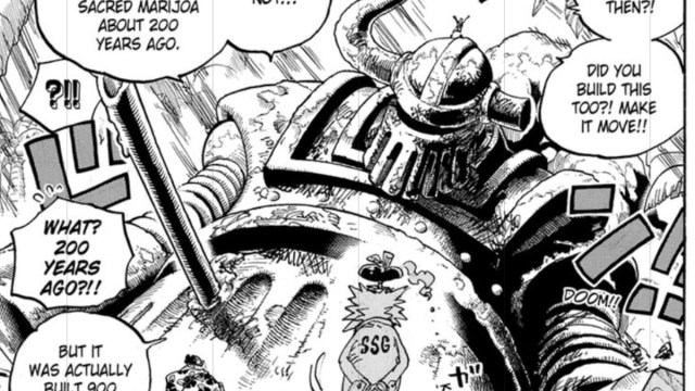 Ruffy erweckt alten Roboter in One Piece