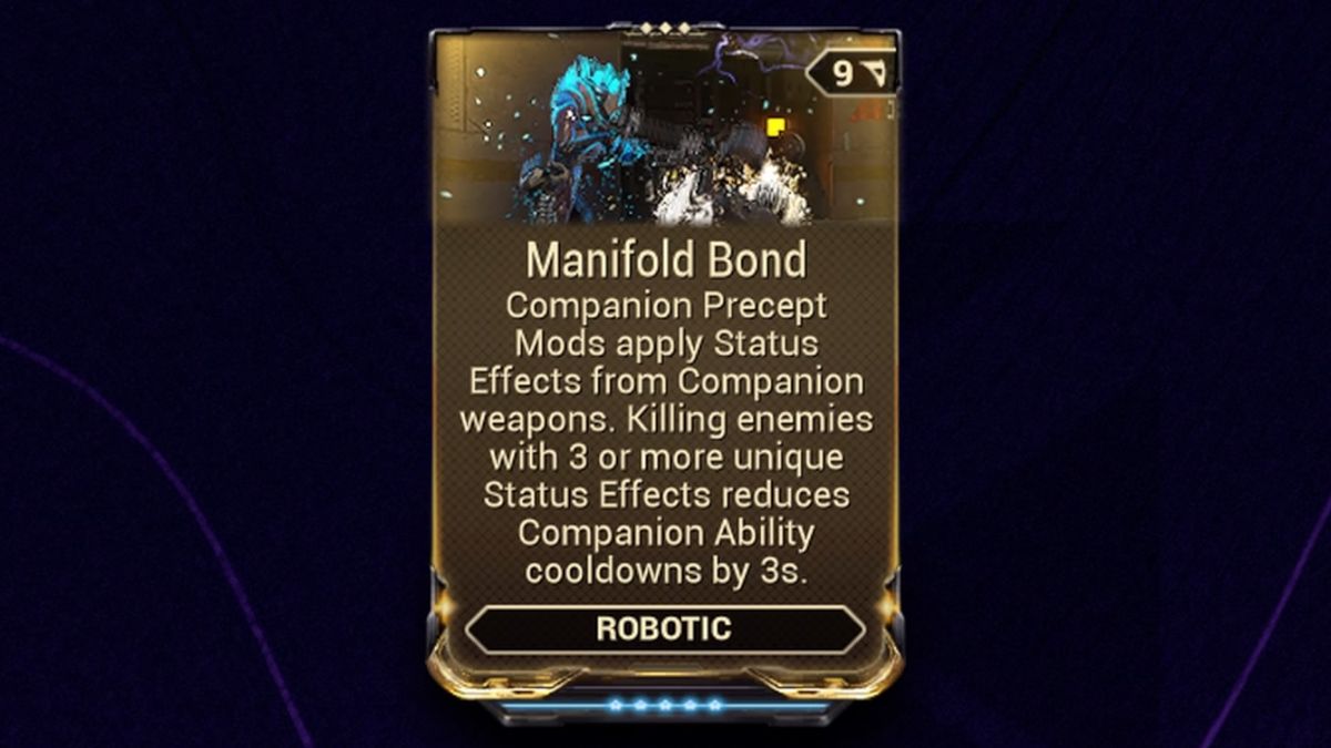 Manifold Bond mod in Warframe