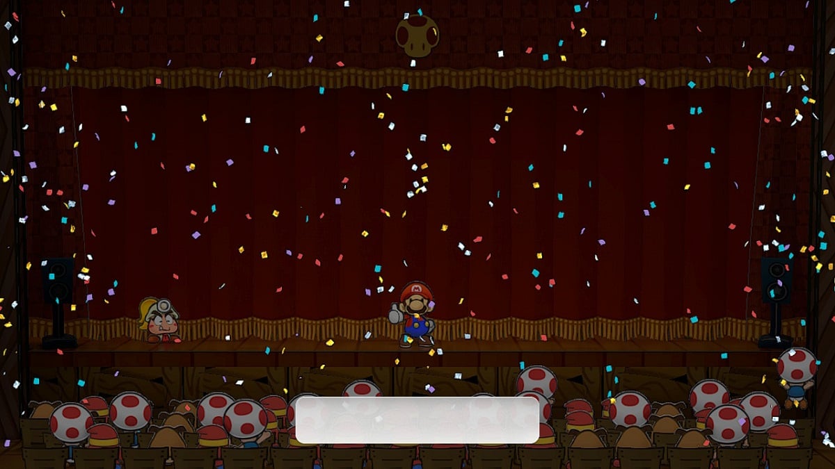 Paper Mario TTYD Leveling up.