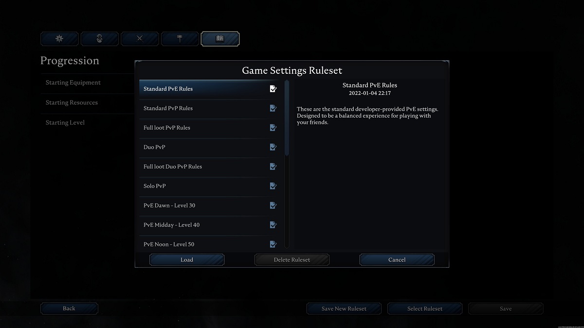 V Rising Best server settings