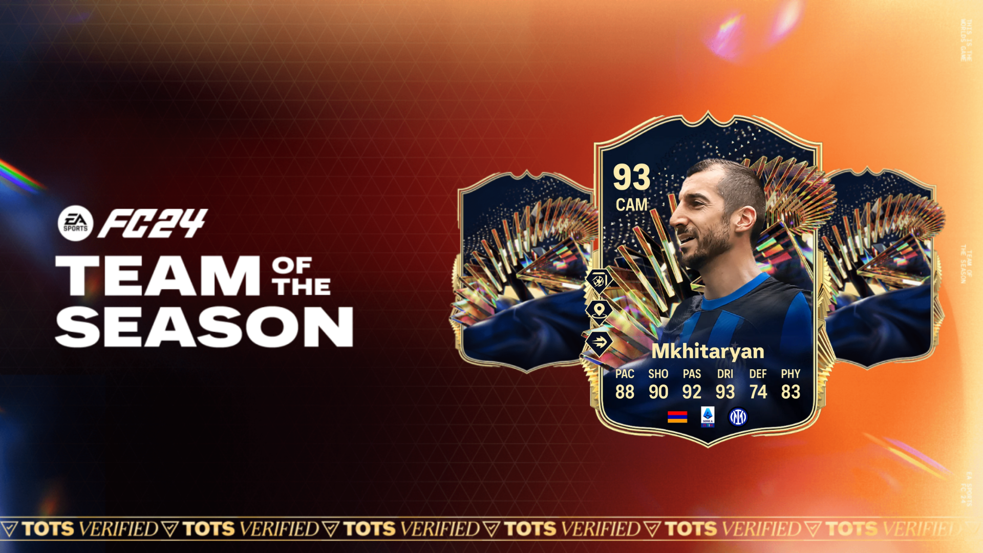 An Image of Mkhitaryan TOTS SBC Solutions in EA FC 24