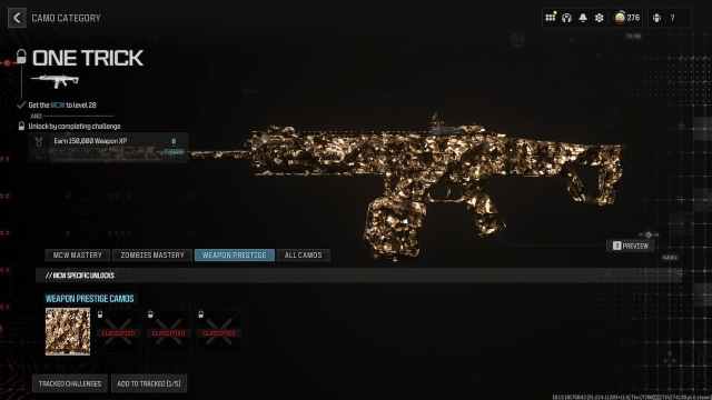 How to get weapon prestige camos in modern warfare 3