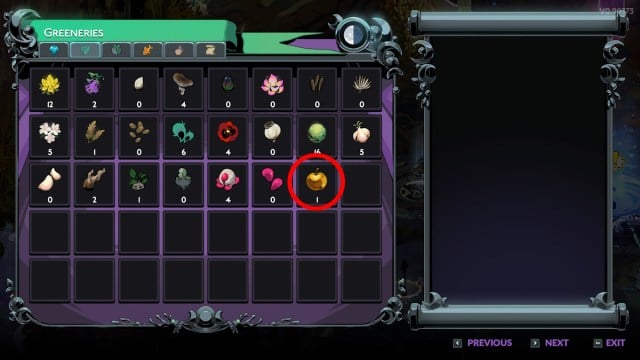 How to get the Golden Apple in Hades 2 - in the inventory