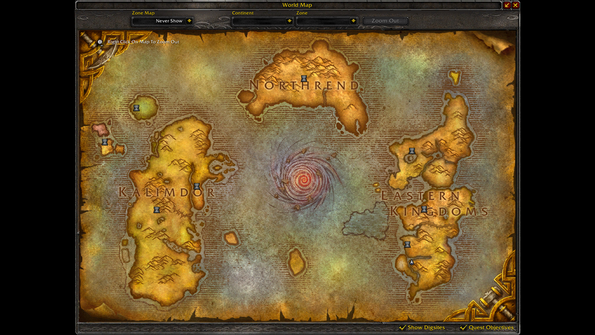 World of Warcraft Cataclysm Classic Zones by Level