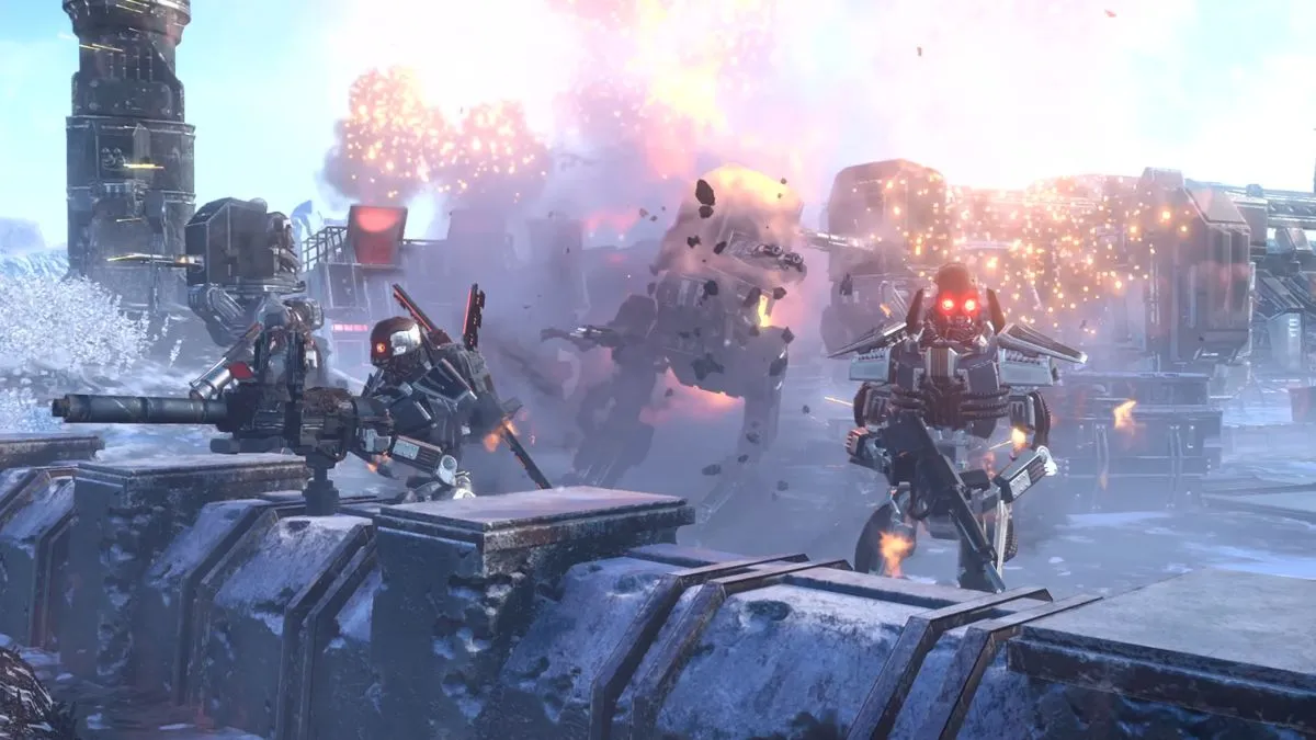 automatons exploding in helldivers 2