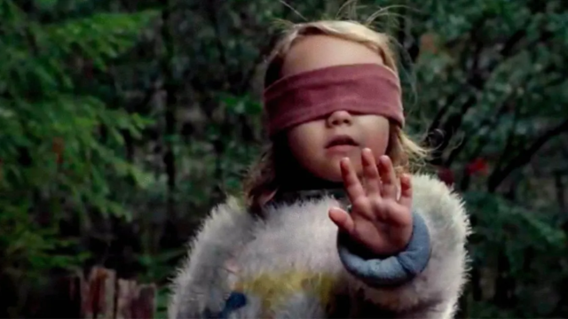 Olympia (the child) in Bird Box, then known as simply 'Girl'