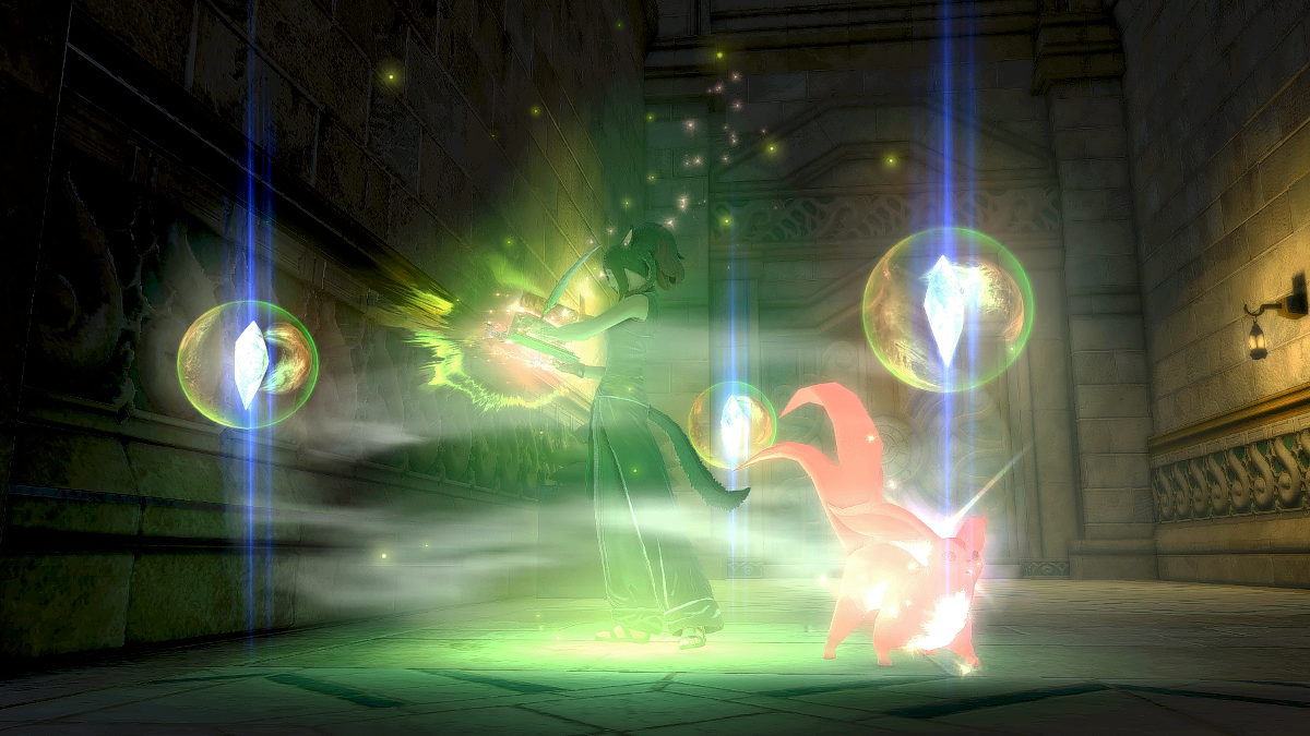 FFXIV Carbuncle glamours & how to change a summon's color Destructoid