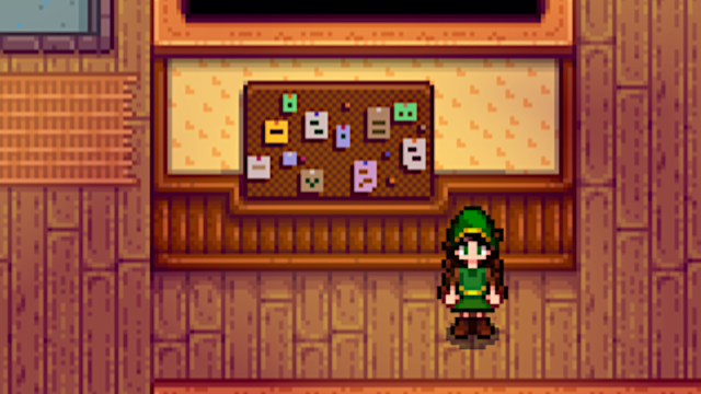 Completed Bulletin Board in Stardew Valley