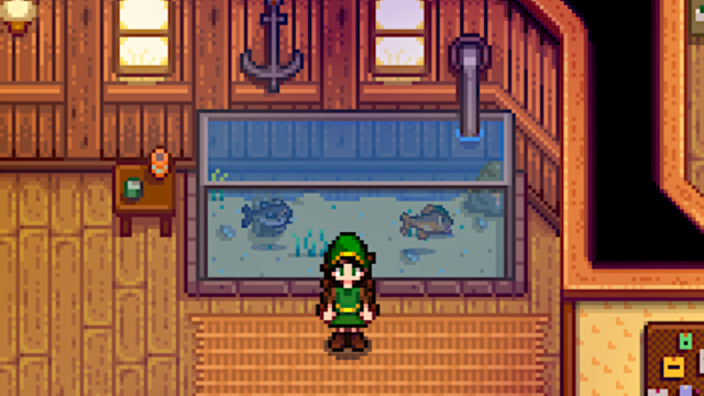Completed Fish Tank in Stardew Valley