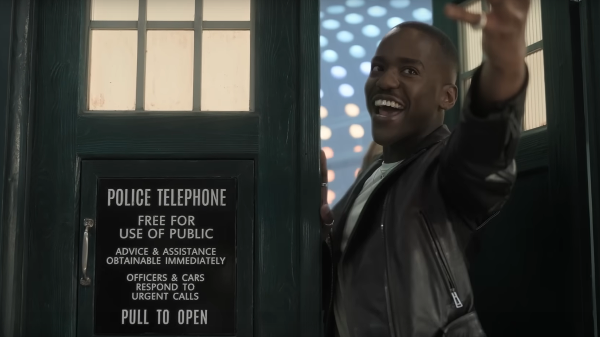 Fifteenth Doctor leaving TARDIS