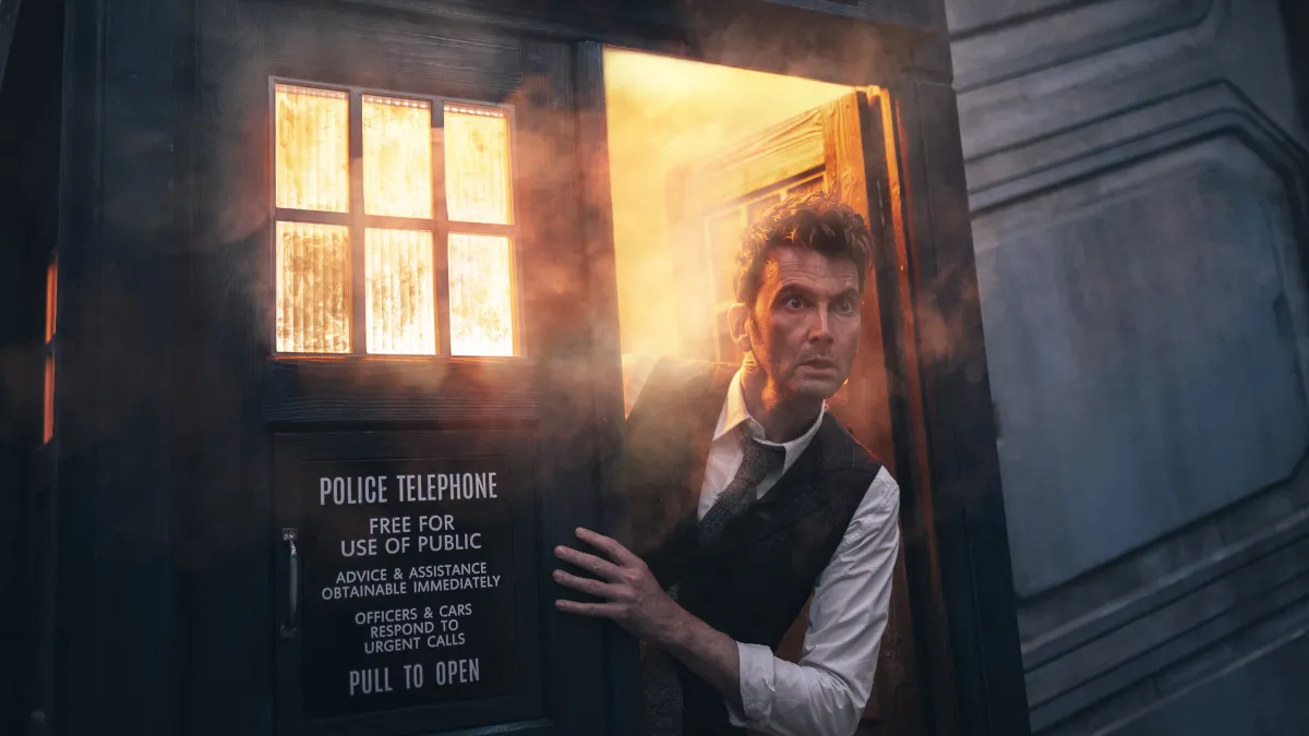 The Doctor in the TARDIS