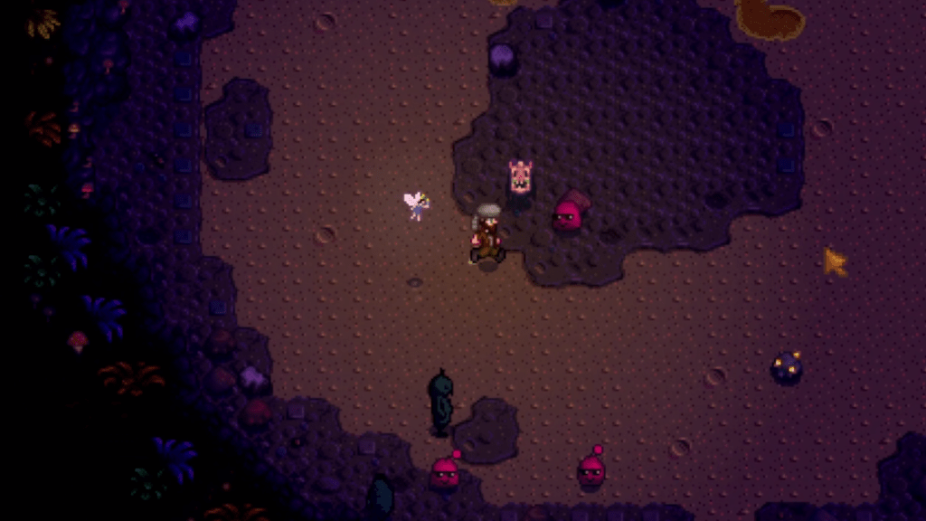 Inside the Mines in Stardew Valley