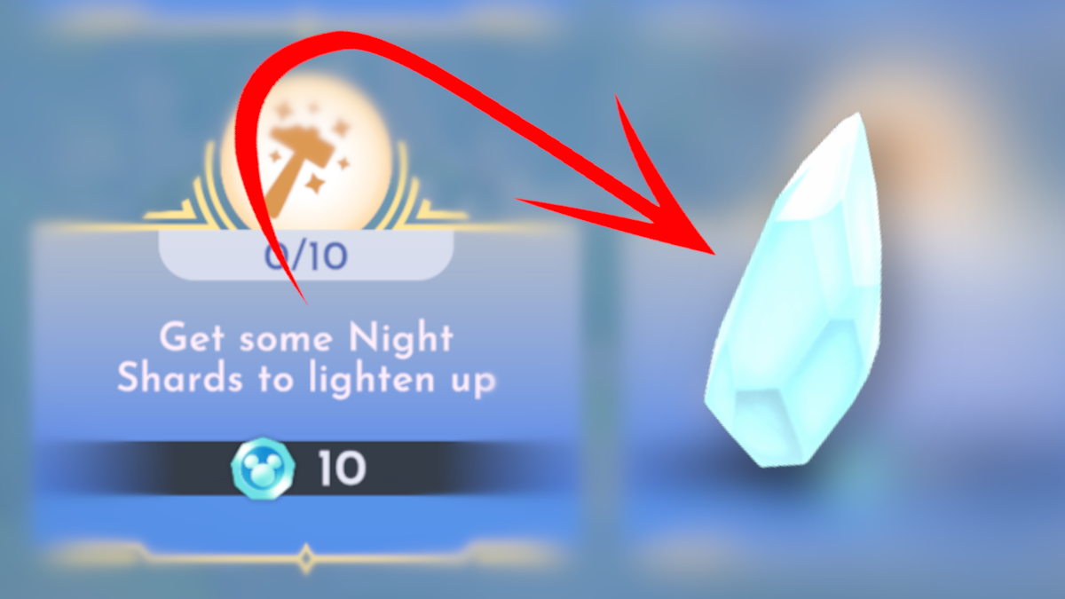 How to ‘get some Night Shards to lighten up’ in Disney Dreamlight Valley