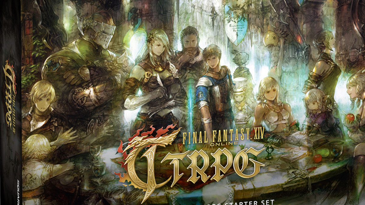 The box art of Final Fantasy XIV TTRPG