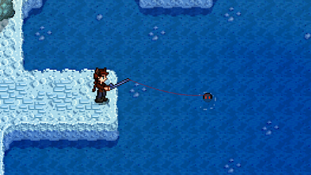 You can catch a Ghostfish on levels 20 and 60 of the Mines in Stardew Valley