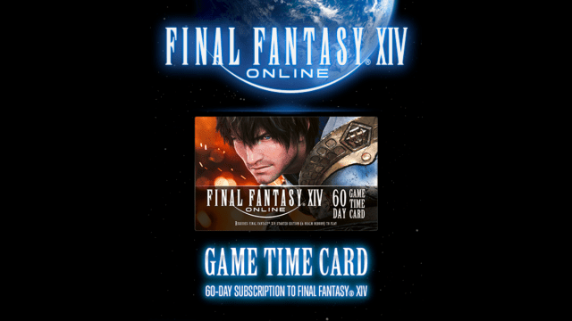 Final Fantasy XIV-Spielzeitkarte