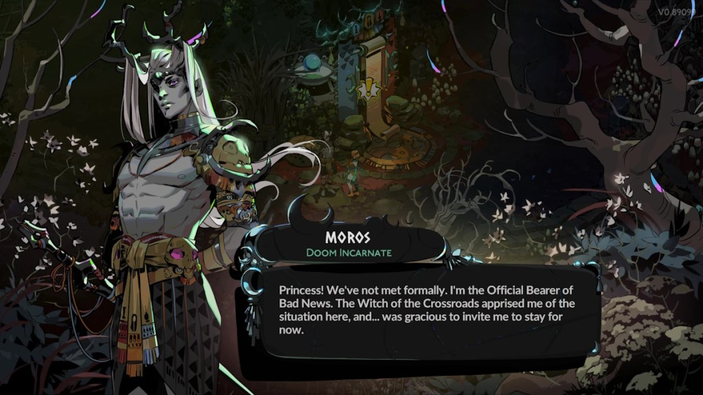 Fated List of Minor Prophecies in Hades 2 - Moros joins the crossroads