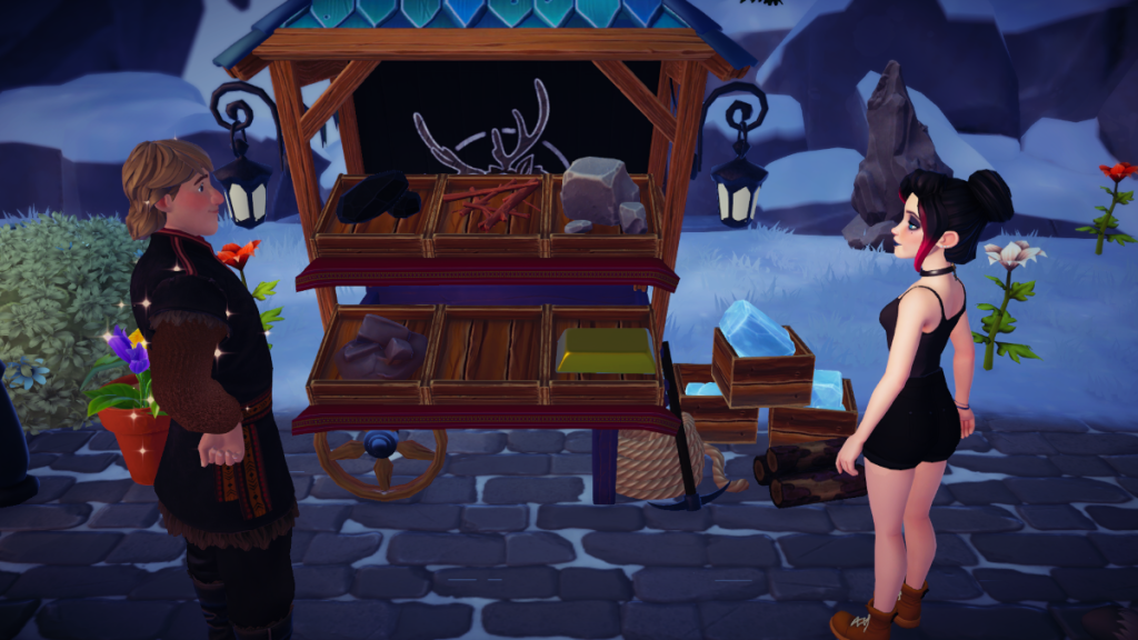 What's available on Kristoff's Stall in Disney Dreamlight Valley