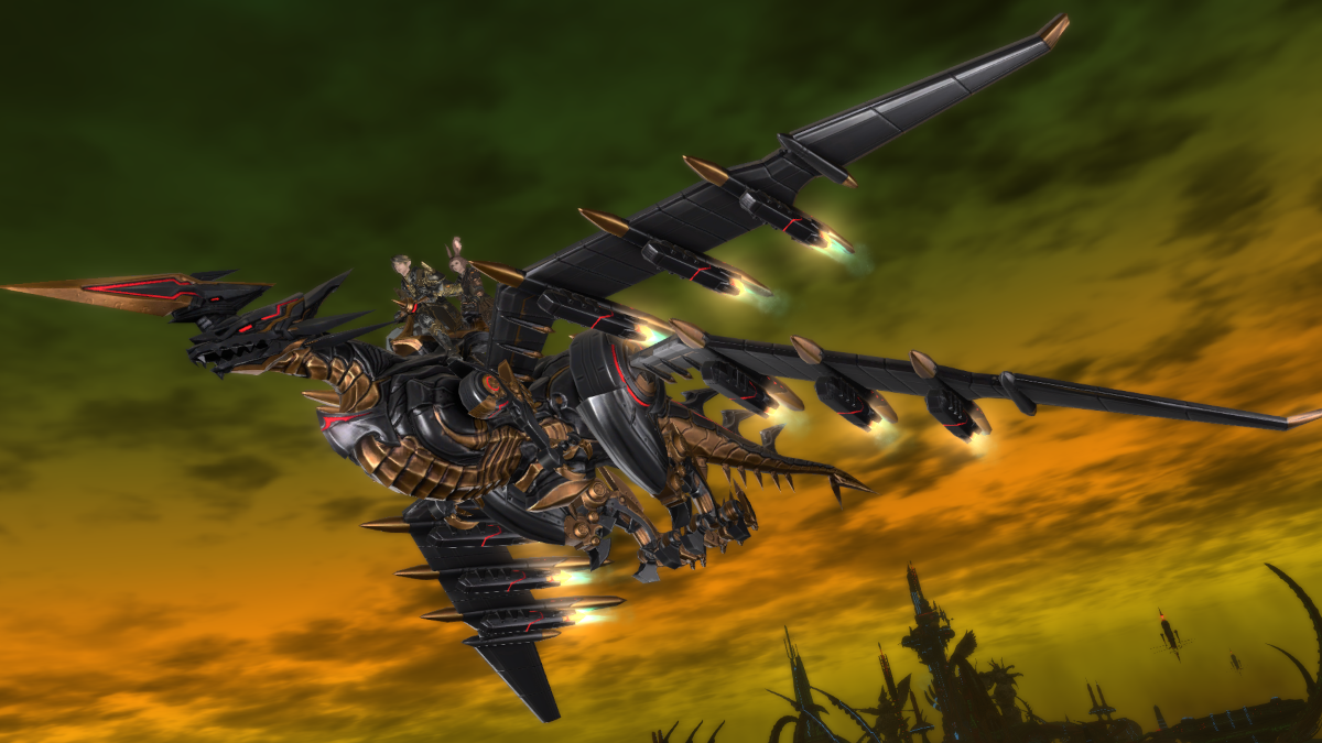The Landerwaffe mount in Final Fantasy XIV