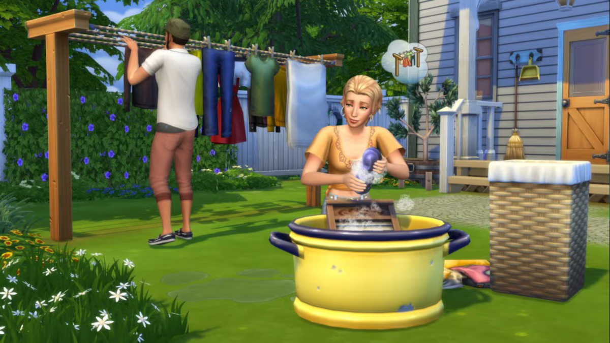 Laundry Day stuff pack for the Sims 4