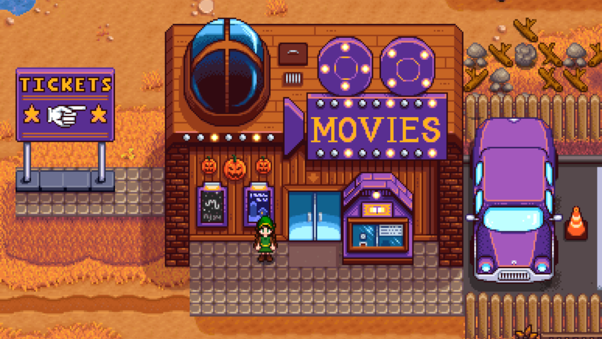 The Movie Theater in Stardew Valley