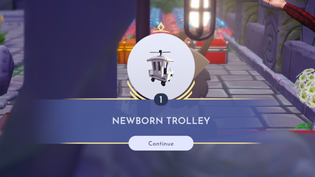 Newborn Trolley in Disney Dreamlight Valley