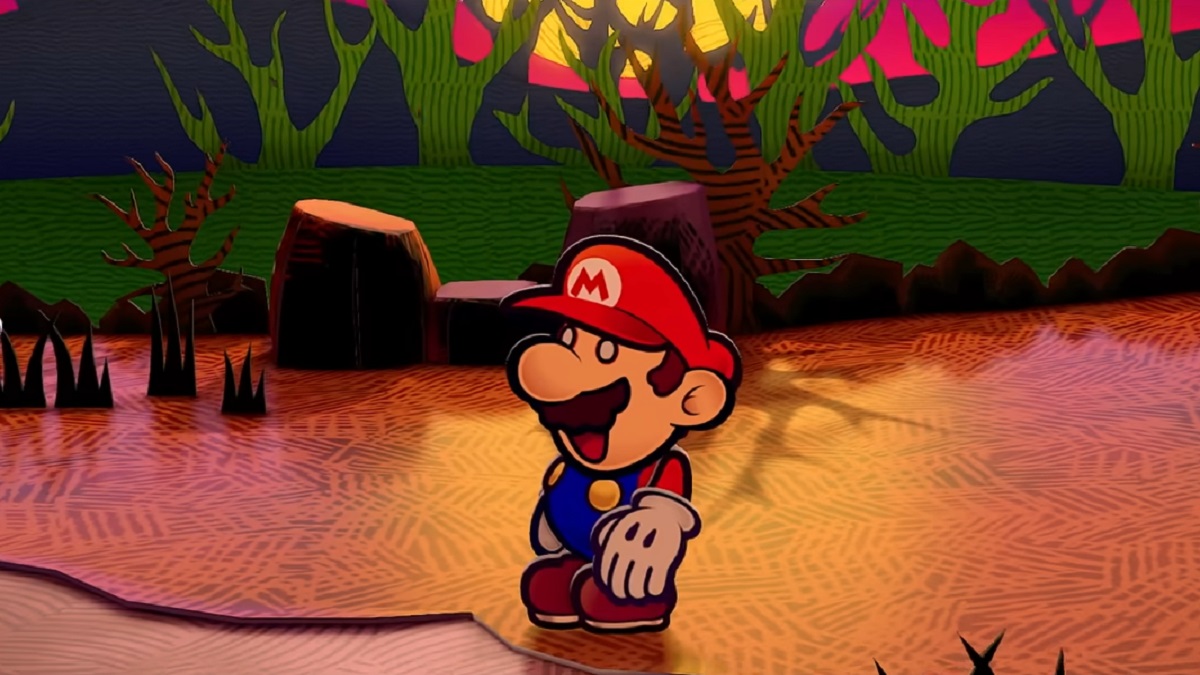 Paper Mario The Thousand Year Door remake Mario looking surprised