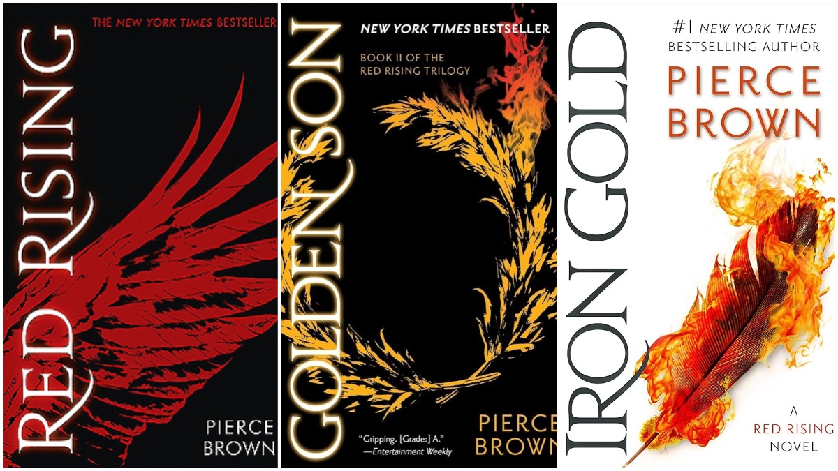 Red Rising book covers