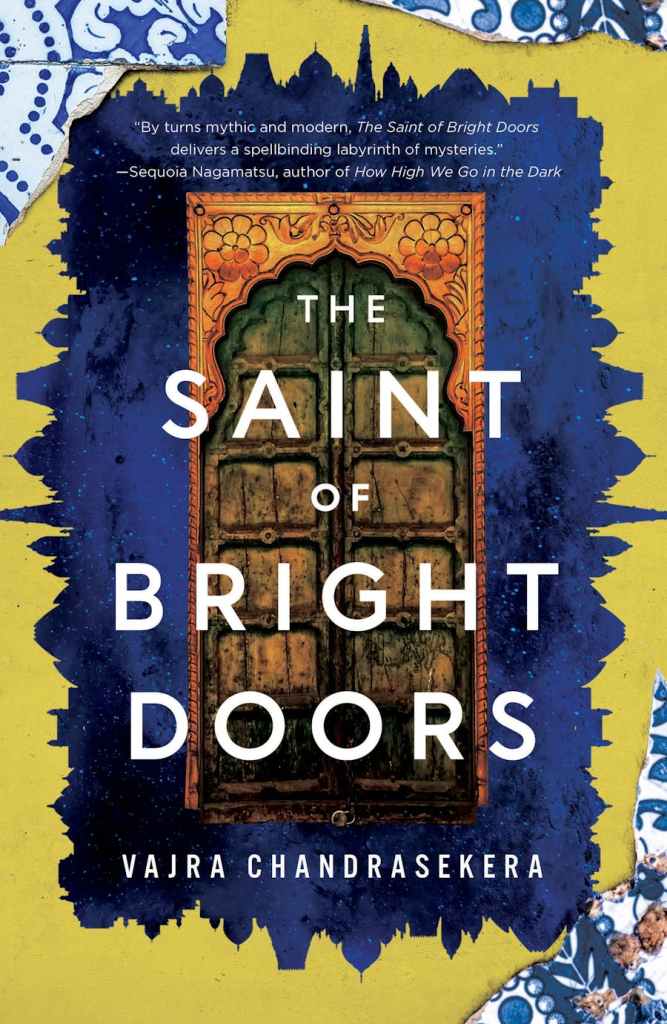 The cover for The Saint of Bright Doors.