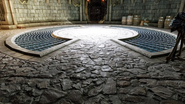 Skyrim: Der Boden in Dawnguard mit sehr hochwertigen Texturen