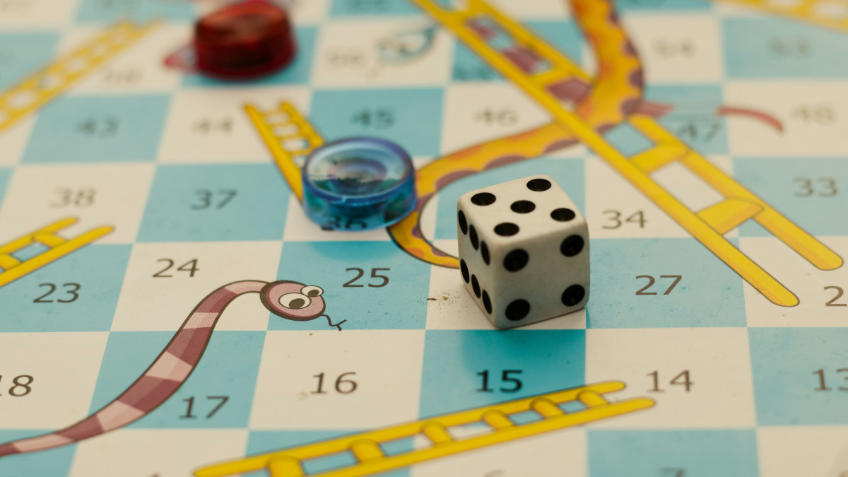 Snakes and Ladders board game