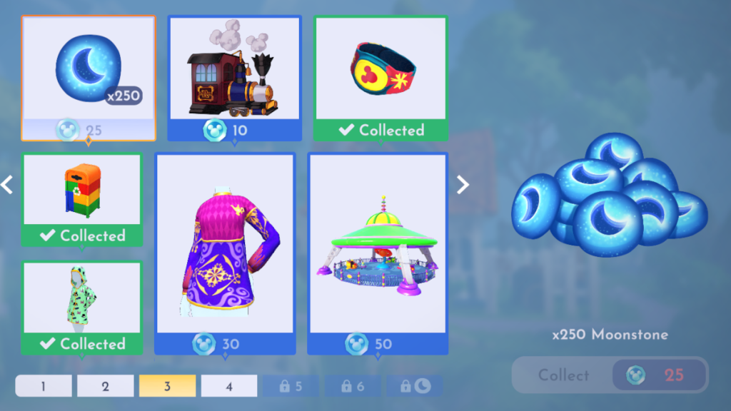 Tier 3 rewards in the A Day at Disney event in Disney Dreamlight Valley