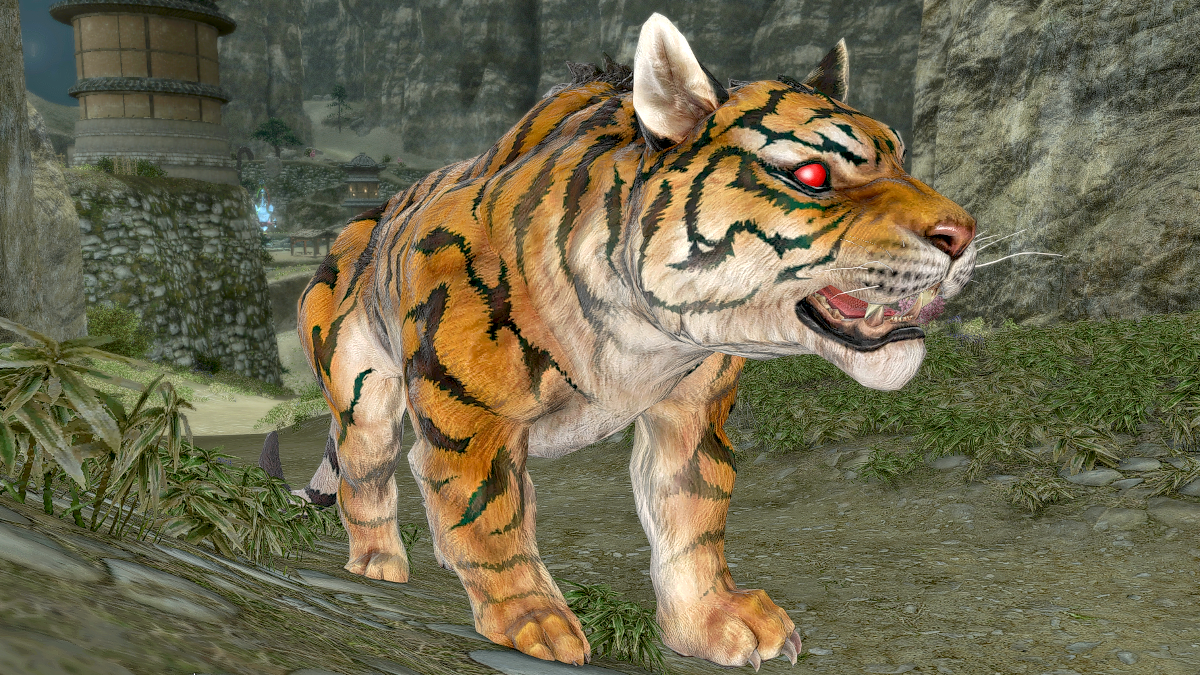 A Tiger in Final Fantasy XIV