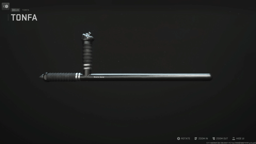 The Tonfa stick against a black background in MW3